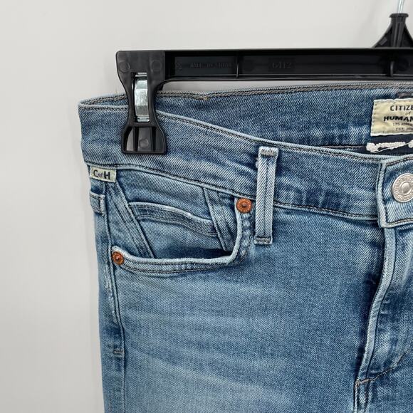 CITIZENS OF HUMANITY Rocket High Rise Skinny Jean in Small Talk Wash // 26 - Picture 9 of 12